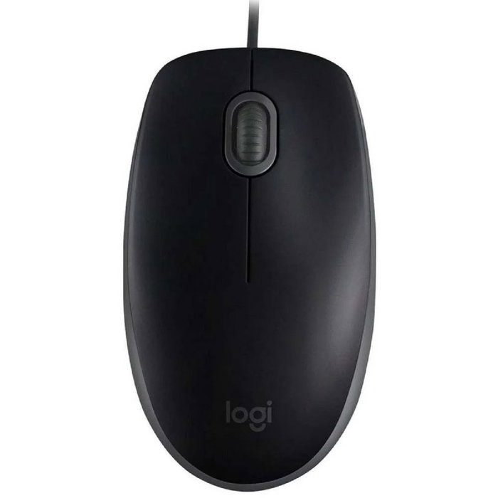 Logitech B110 Silent Ratón Óptico Negro